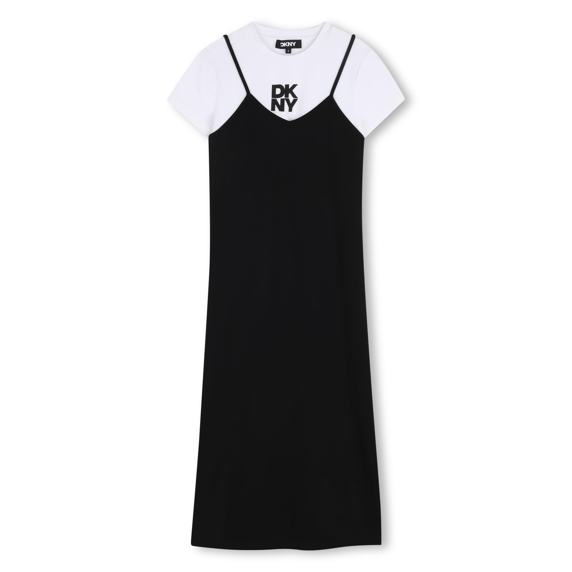 DKNY Kleid für Mädchen, Schwarz, 12 Jahre