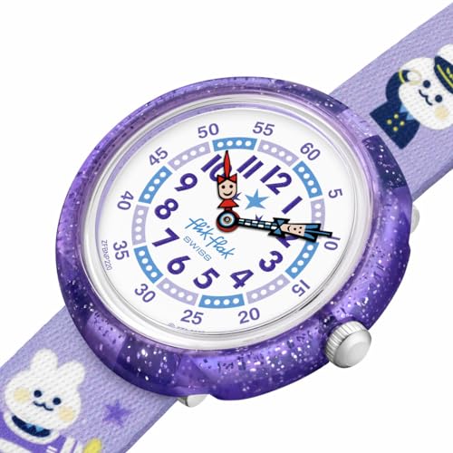 Flik Flak Girl Kids Watch Biosourced Quartz Waterproof Chasing Clouds3