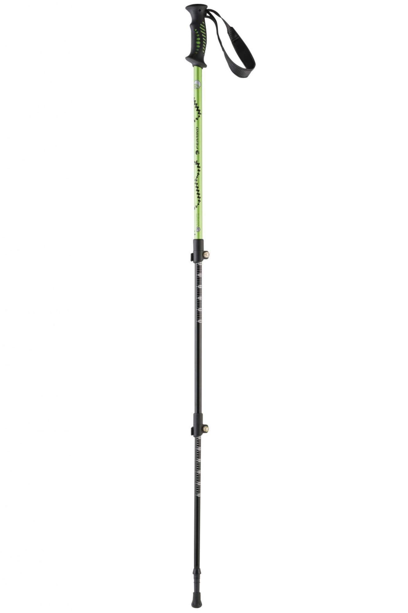 Ferrino Totem, Bastoncini da Trekking Verde, 65-135 cm
