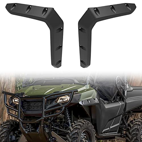 KEWISAUTO Front Fender Flares Kit for Honda Pioneer 700-2P 700-4P 14-22, Front Mud Flaps Mud Guards Extension for Honda Pioneer 700 2P 4P DELUXE 2014-2022 Accessories (2PCS, Replace OE# 08P70-HL3-600)