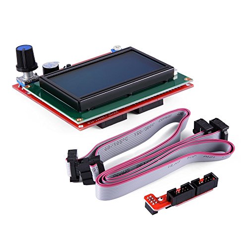 12864 LCD Graphic Smart Display Controller Module with Adapter + Cable for RepRap RAMPS 1.4 3D Printer Kit