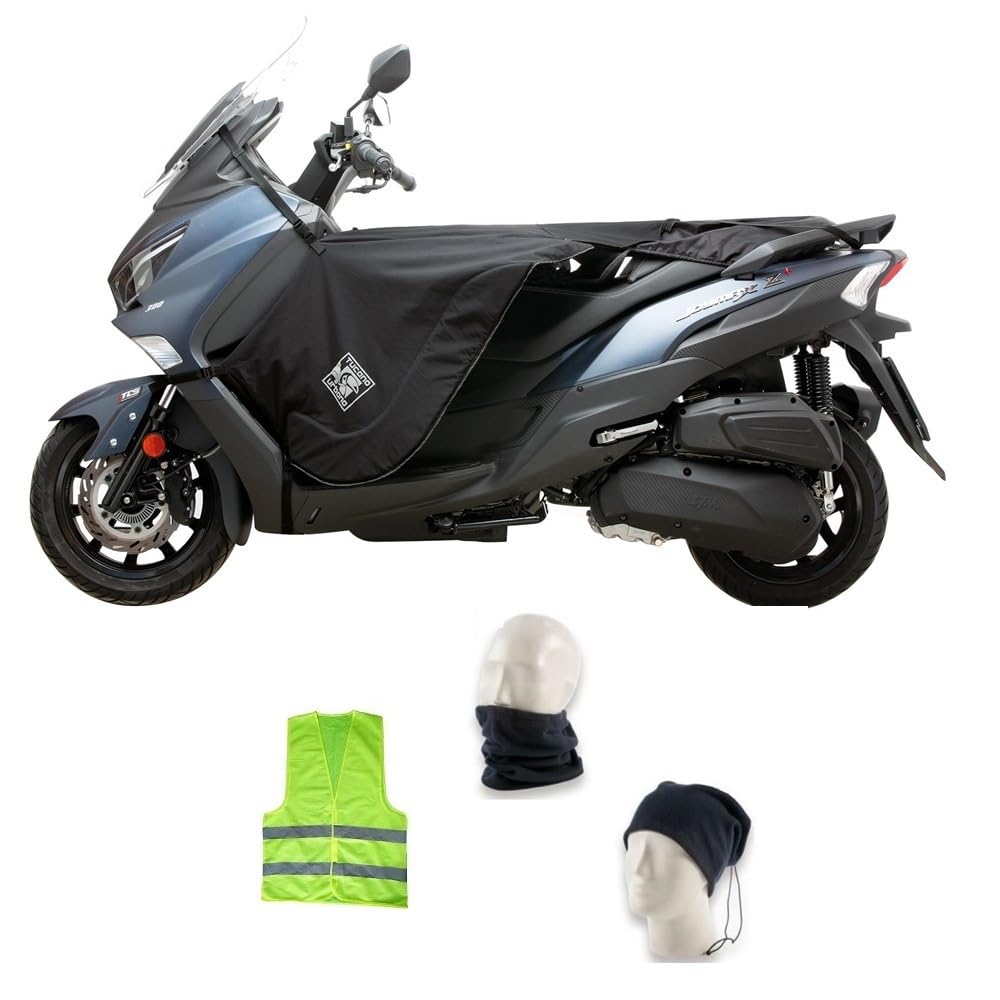COMPATIBILE CON ZONTES 350E ANNO 2023 AL 2024 TERMOSCUD E29 EASY TUCANO URBANO COPRIGAMBE PER SCOOTER CON TUNNEL COPERTA TERMICA IMBOTTITA IMPERMEABILE AGGANCIO CON NASTRI