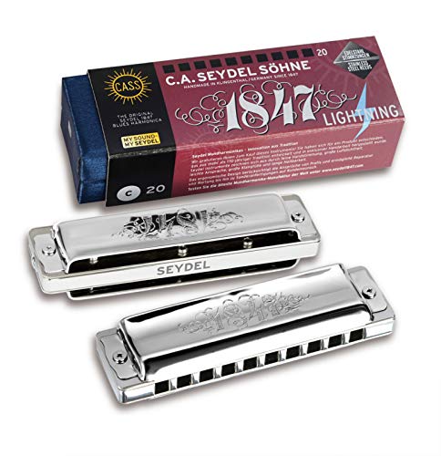 Seydel 1847 LIGHTNING Harmonica Blues 16601 – en E - Les Beatles, Paul McCartney, John Lennon, RIngo Starr, George Harrison Seydel 1847 LIGHTNING Harmonica Blues 16601 – en E – Image 4