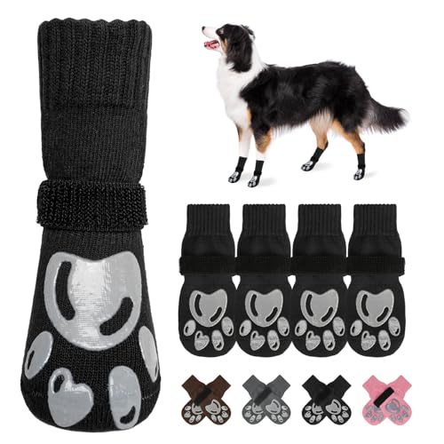 BEAUTYZOO Dog Socks, Non Slip Dog Socks to Prevent...