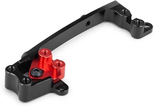 RC Metal Servo Bracket, Steering Servo Aluminum Alloy Mounting Bracket Compatible with 1/10 Axial SCX10 II 90046 RC Crawler Car Servo Upgrade Spare Parts