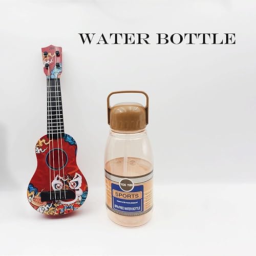 Miniatura 3 de WEIRUIFANZHI Botella de agua grande de 67 onzas con colador de frutas y pajilla, botella de filtro de agua sin BPA a prueba de fugas para gimnasio