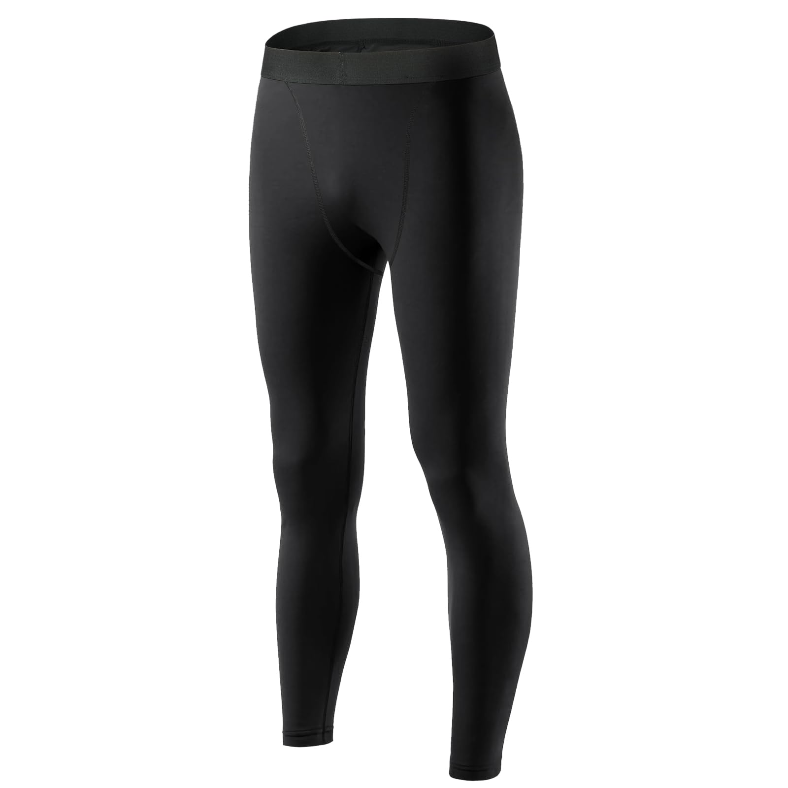 AUYAO Kompressionshose Herren Lange Sportleggings Laufhose Sport Leggings Männer Kompressions-Leggings Lange Tight Hose Unterhose Sporthose Strumpfhos Enganliegende Funktionshose für Fitness Joggen L