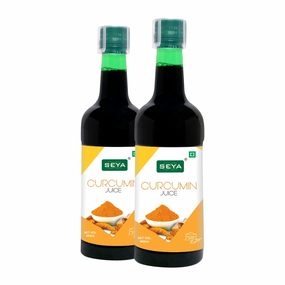 SEYA Curcumin Juice, 800ml (Pack of 2) / No Added Sugar, Turmeric Juice, Haldi Juice, Anti-Inflammatory, Improve Digestion (B09F33R3PJ) Amazon Price History, Amazon Price Tracker