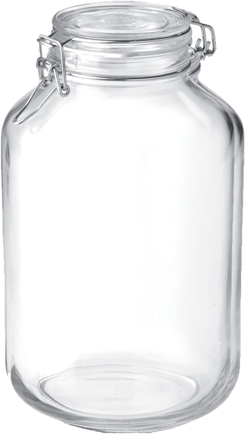 Bormioli Rocco Fba_1.4926 Fido 1Pc Clear4000Ml Jar Round Glass