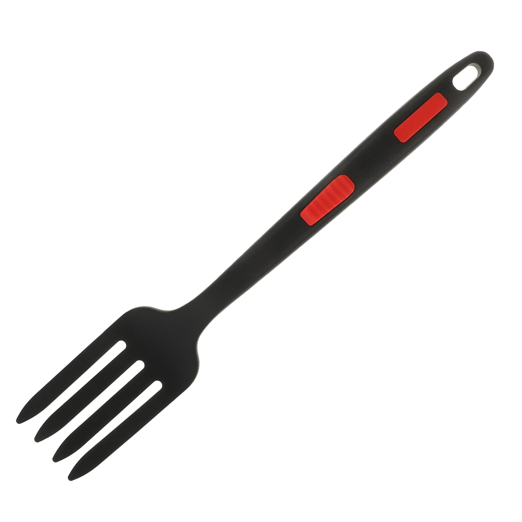 Cabilock Ergonomic Multi Function Silicone Fork Wear Resistant Reusable Food Fork for Cooking and Serving for Kitchen Restaurants and Housewarming Deep