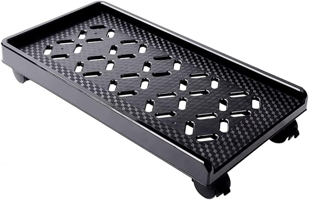 モバイルデスクトップタワーモバイルラックブラケットカート ホイール付き デスクトップpcホストベーストレイ Cpuスタンドモバイル 素晴らしい品質 可動プーリーシャーシシェルフ ブラック