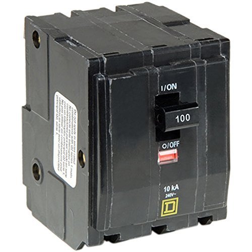 Square D by Schneider Electric QO3100 QO 100 Amp Three-Pole Circuit Breaker, , by Square D by Schneider Electric