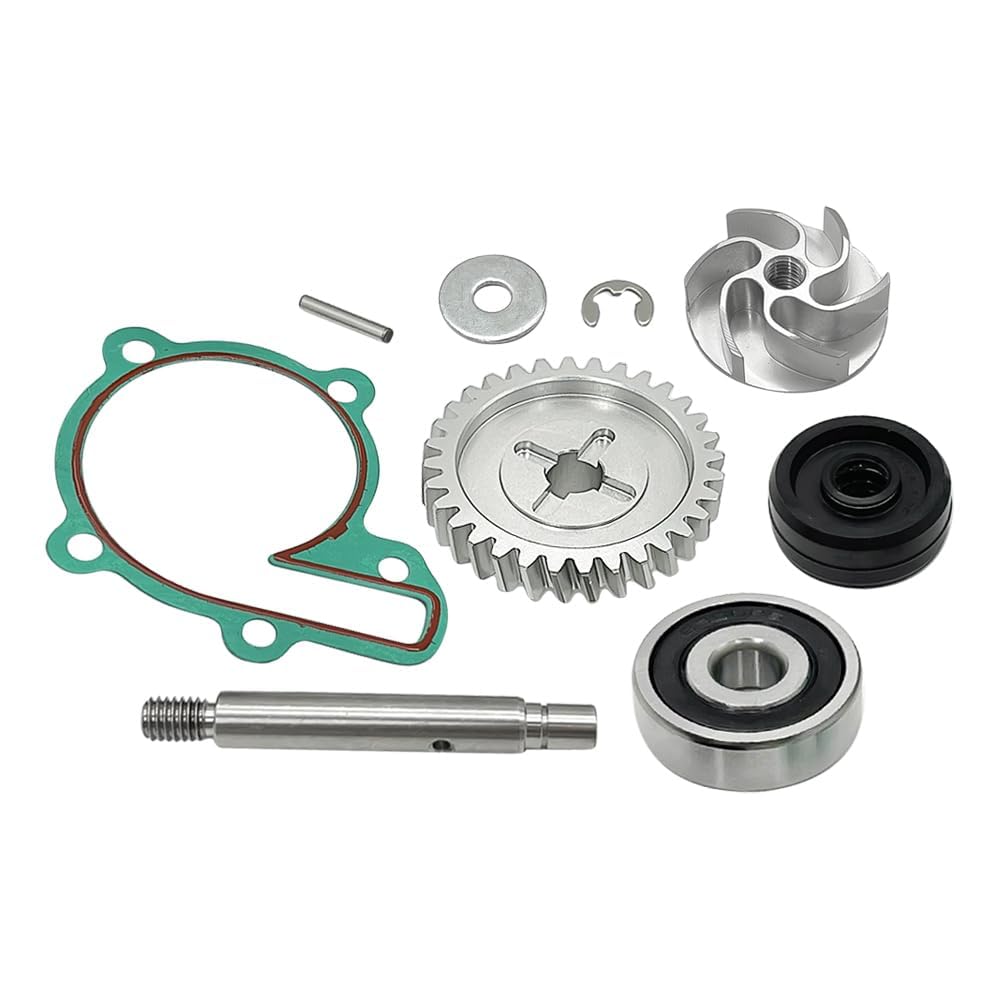 Mabutignti Kit engranaje impulsor cojinete junta de bomba de agua para Yamaha YFZ350 Banshee 350