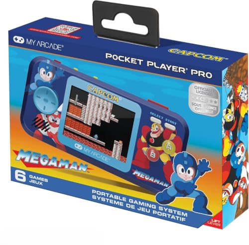 Image of My Arcade Megaman Pocket Player Pro: 6 Mega Man Games, Retro Handheld