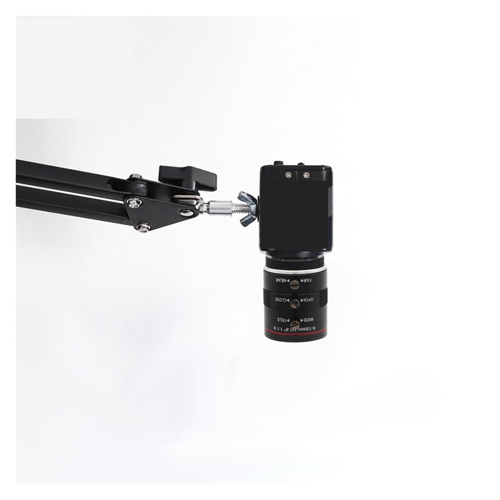 Obiektyw kamery przemysłowej 6-12MM, 1/1.8 "3 megapikselowa ręczna przysłona, zmiennoogniskowy stały, obiektyw CCTV do kamer wizyjnych Kontrola sprzętu