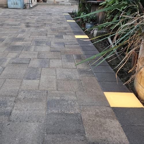 Image of LUMENGY Paver Light 8x8 Inch (7.87x7.87), 2700K Warm White, Glare-Free Brick Lighting for Driveways, Walkways, Pool Decks and Patios, 12V Hardwired, IP67 Waterproof, Drive-Over Rated