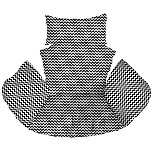 Ferocity Suspendu Hamac Chaise Coussins, Imperméable Siège de Chaise Rembourrage pour Patio Jardin, Balançoire Panier Suspendu Coussin de Siege, Zig-Zag [114]