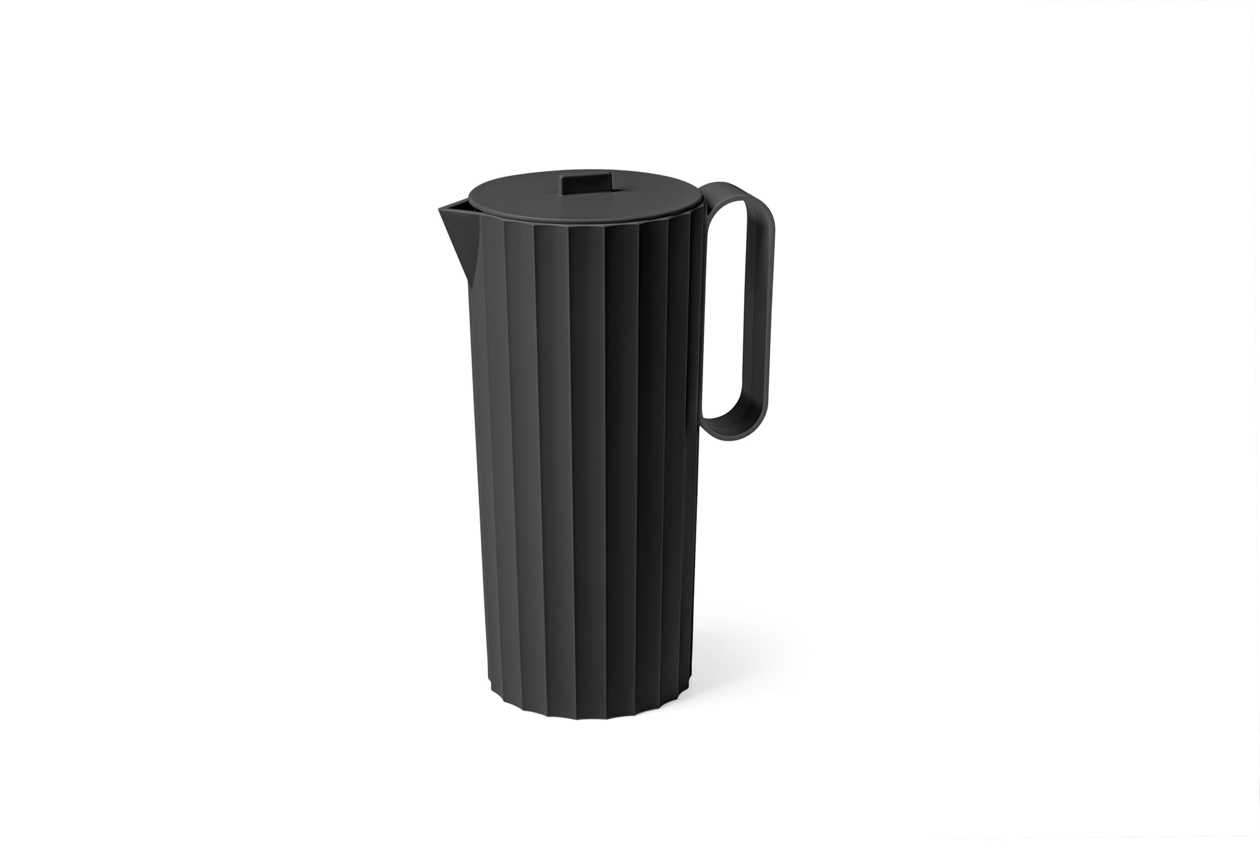 Caraffa leggera robusta e resistente, realizzata con brocche d'acqua in plastica 100% atossico, facilmente riponibile e impilabile, lavabile in lavastoviglie, adatta al microonde, senza BPA