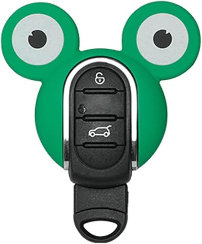 Vista 69 de Funda para llavero con accesorios para Mini Cooper F54 Clubman 55 F56 F57 F60 Countryman hasta 2023 Union Jack en forma de U Oro