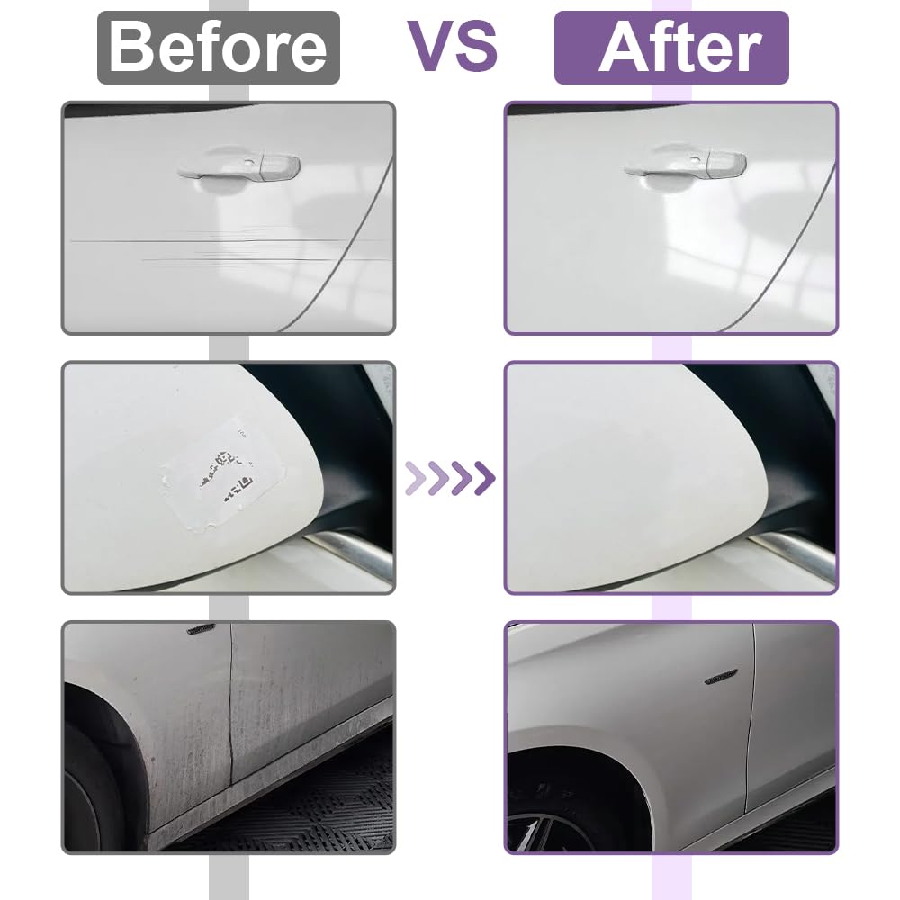 8 Stück Nano Sparkle Kratzerentferner Tuch - Magic Car Scratch Remover Für Auto Lack