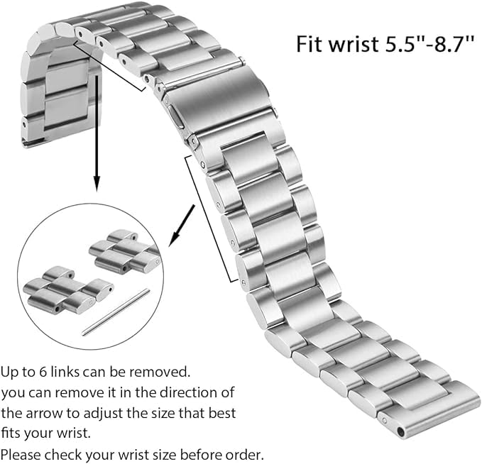 Image of FOLX FAB64 20MM | 22MM Watch Straps /Bands In Various Designs, Colors & Material With 2 Lugs /Pins [ Please Check Watch Models Compatibility For 20mm Or 22mm In Discription ]
