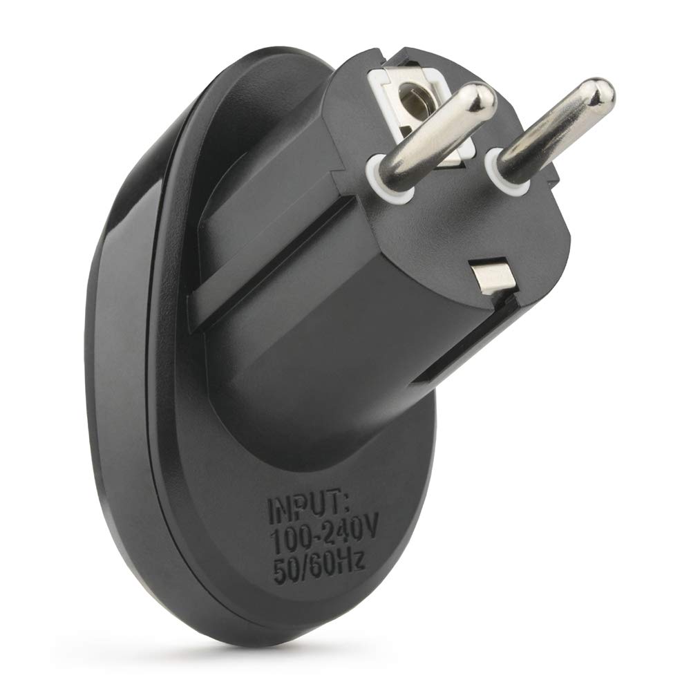 Probador de enchufes RCD, detector automático de polaridad de circuito neutro (enchufe europeo)