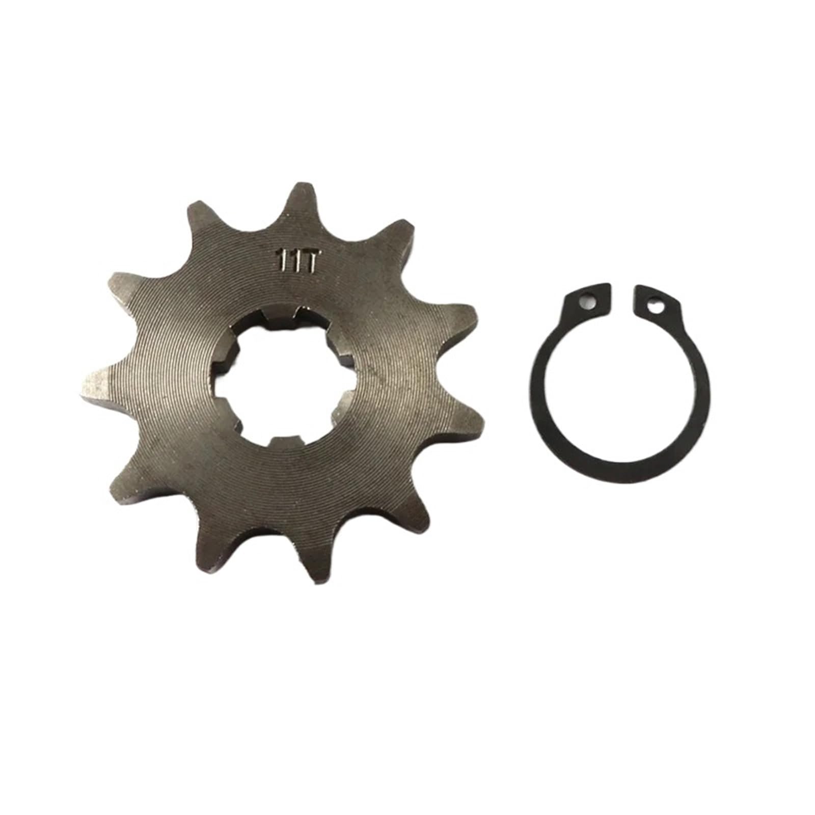 FLFHDUP Motorcycle Sprocket 428# 10T 11T 12T 13T 14T 15T 16T 17T 18T 19T Teeth 17mm 20mm Chain Sprocket With Retainer Plate Lock Chain Sprocket(11T-20mm)