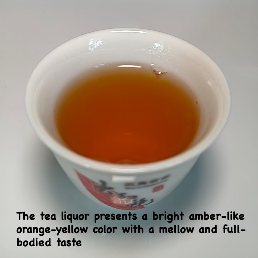 Xiangsou Dahongpao Oolong Tea,Wuyi Rock-Essence Tea,Wuyi Mountain Zhengyan Core Producing Area,Mellow Rock Rhyme,Rich Aroma Style,12bags/96g/3.39oz,Time-Honored Chinese Oolong Tea,Chinese Tea Gift
