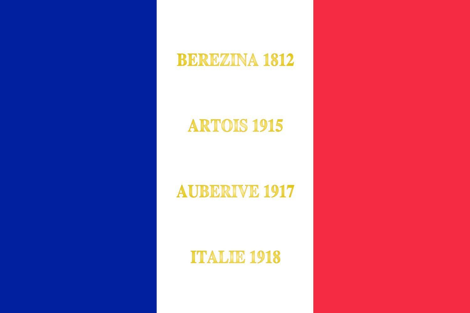 Drapeau 126e régiment d infanterie de l armée pour pavoiser votre extérieur lors des commémorations