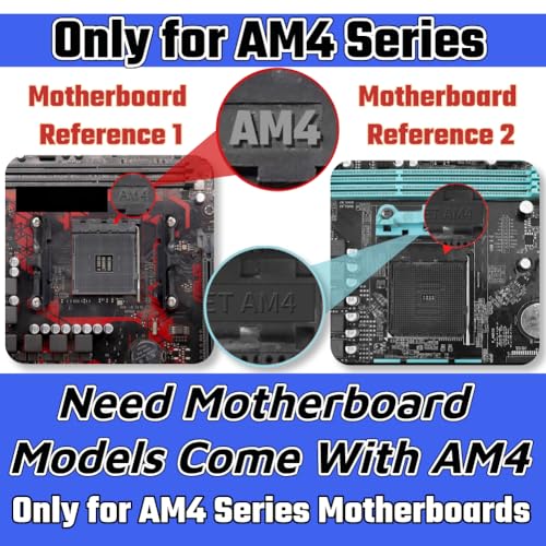 Soporte para CPU AMD AM4 Backplate compatible Socket AM4 miniatura 5