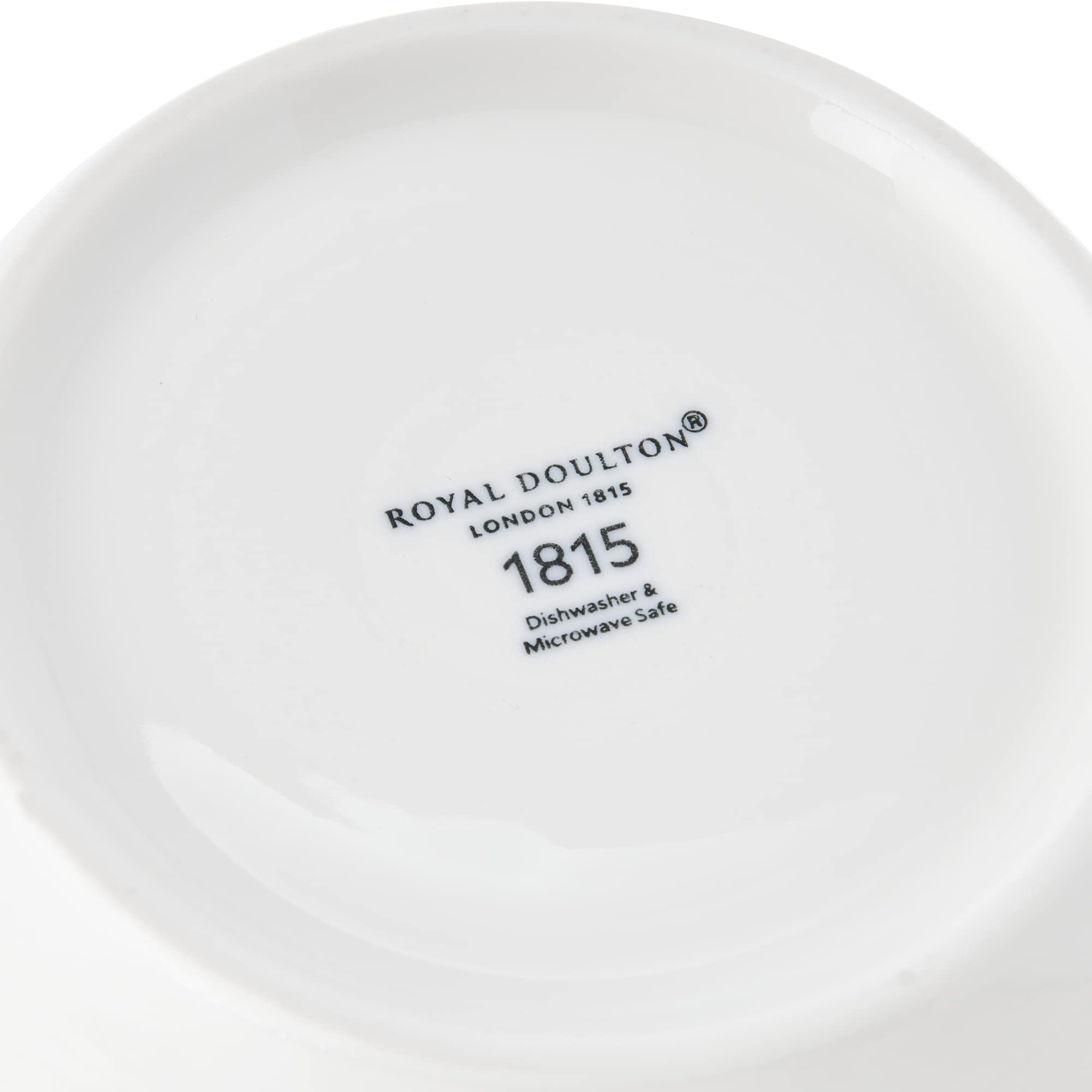 Royal Doulton 1062332 1815 PURE CEREAL BOWL 6", SET OF 4 Müslischalen, Porzellan, Weiß