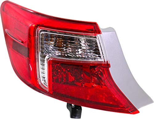 Evan Fischer Driver Side, Outer Tail Light Compatible with 2012-2014 Toyota Camry - TO2804114