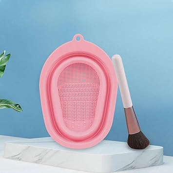 VATTU Makeup Brush Cleaning Pad Makeup Brush Cleaner Cleaning Tool Eco-Friendly Silicone Makeup Brush Cleaner