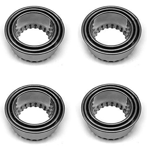 XYDZ 12PCS Redondos para Galletas, Herramientas Profesionales Ronda Cortadores Galletas Set de Acero Inoxidable para Reposteria Galleta Donut Cookie Fondant Tarta Decoración Cover