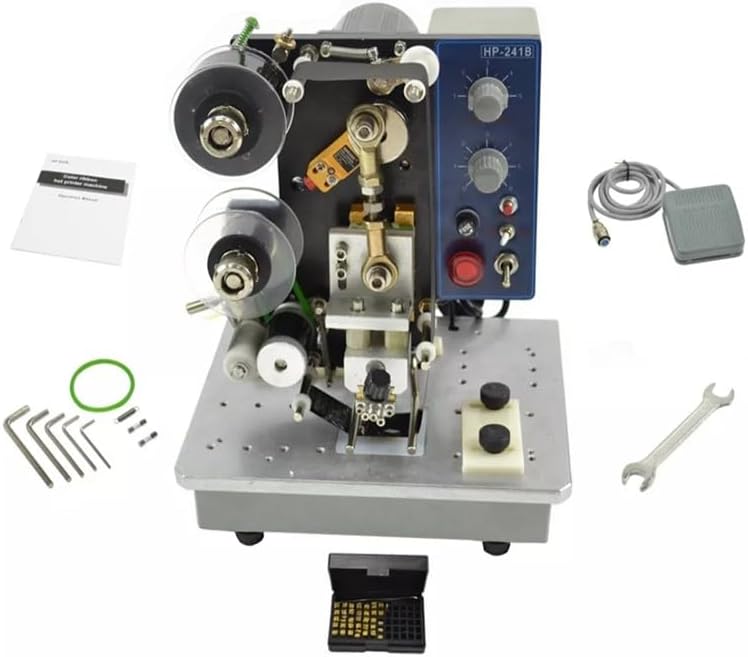 Ribbon Printer Label Printer, Smart Print Technology/Automatic Coding Machine Ribbon Printer Hot Stamp Coder Date Batch Number