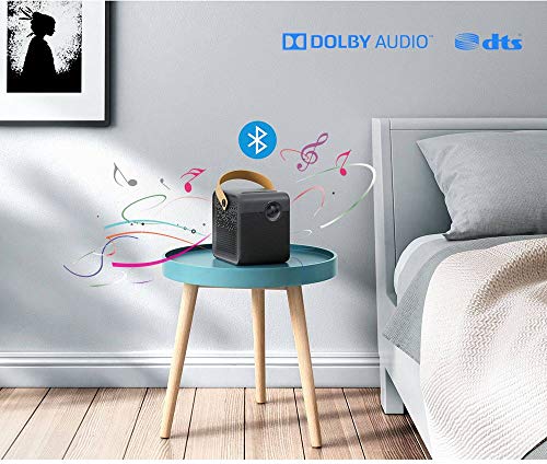 Image of Formovie Mini Dice Portable Projector with Android TV 9.0 1080P FHD 700 ANSI Lumens Built in G Assistant