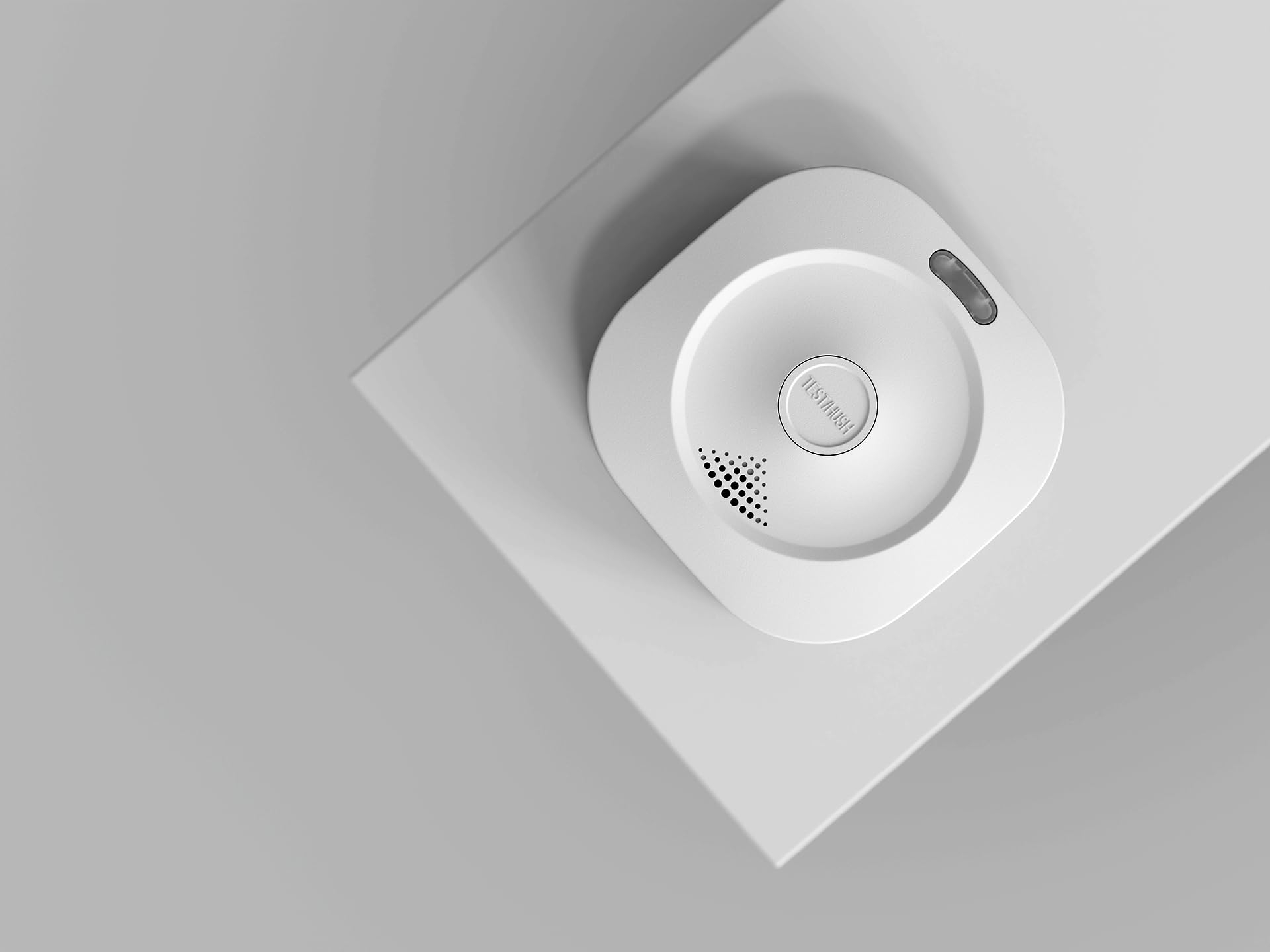 MS-1 Matter Over Thread Rauchmelder, Europäische Norm EN14604, Weiß, Kompatibel mit Apple Home, Home Assistant, Homey und Anderen Plattformen.