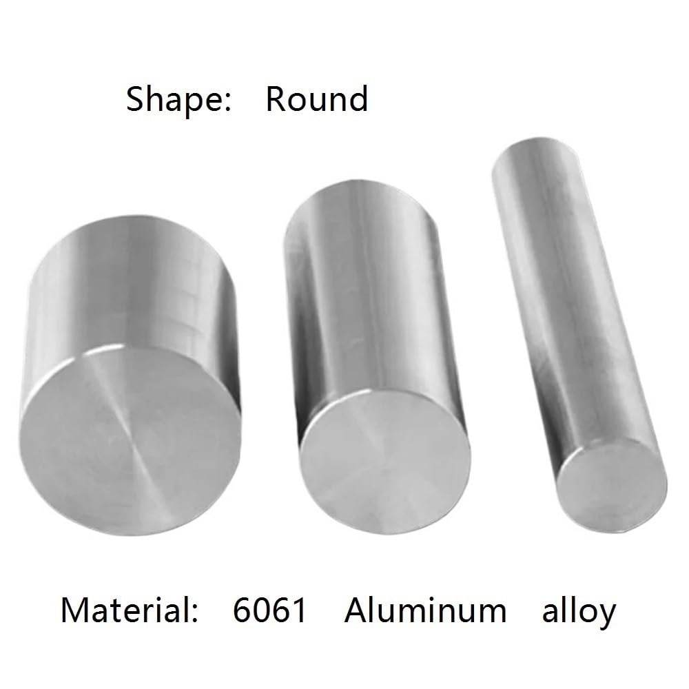 Barra tonda in alluminio con anima solida, diametro 3, 10, 20 mm, barre dritte in lega metalIica ad alta resistenza, 10 pezzi(500X16MM)