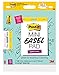 Post-it Super Sticky Mini Easel Pad, 15 x 18 Inches, 20 Sheets/Pad, 6 Pads, White Premium Self Stick Flip Chart Paper, Great for Virtual Teachers and Students (577SS)