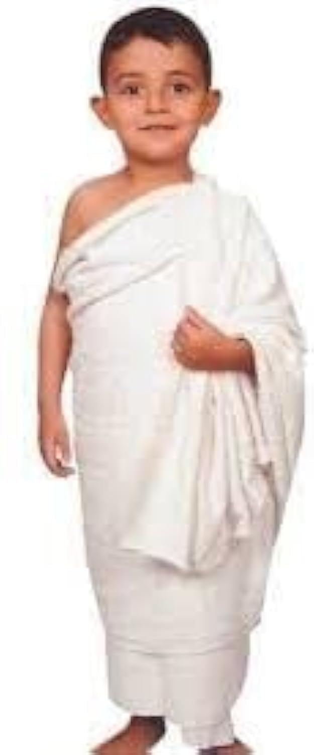 kids hajj umrah 100% Super Soft Hygenic cotton towel 2pcs for upper and lower body [ihram, ehram, ahram], hajj umrah clothes.