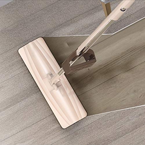 Recambio de fregona de Microfibra Mopas Planas Reutilizables Mango de Aluminio Limpieza de Pisos para el hogar