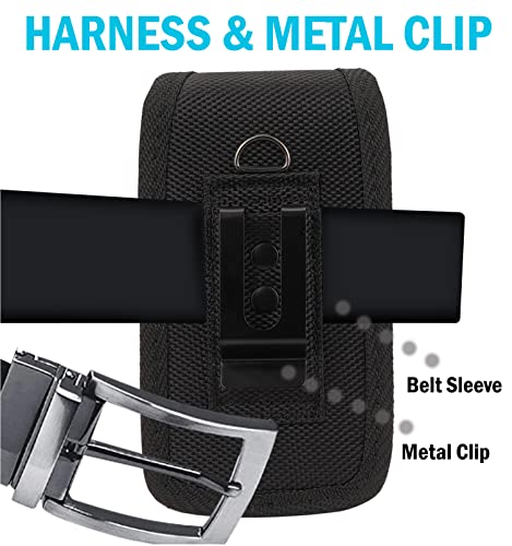 Nakedcellphone POUCH-VERT-S22 For Cat S22 Flip Phone, Sonim Xp3 Plus (Xp3900) Case thumb #3
