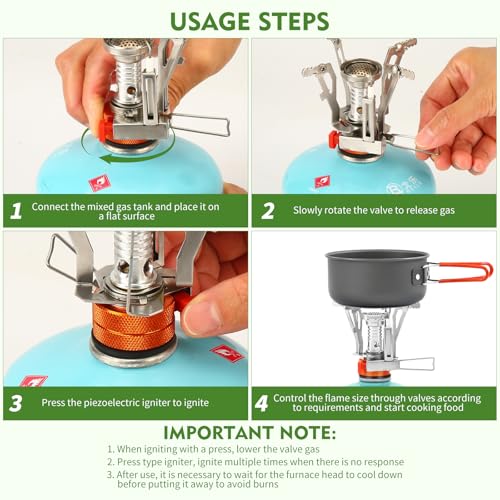 Kubqlig Portable Camping Stove Backpacking Stove thumb #5