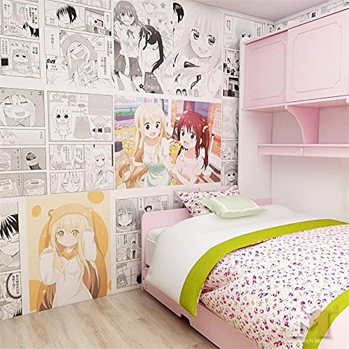 Süßes Himouto! Umaru-Chan Mädchen Comic Tapeten Schlafzimmer Nacht Hintergrund Wandverkleidung Schlafsaal Cartoon Anime Tapeten 250(L) x175(H) cm Cover