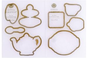 Anna Griffin Empress Die Cutting Machine, Tea Party Cut and Emboss Folders