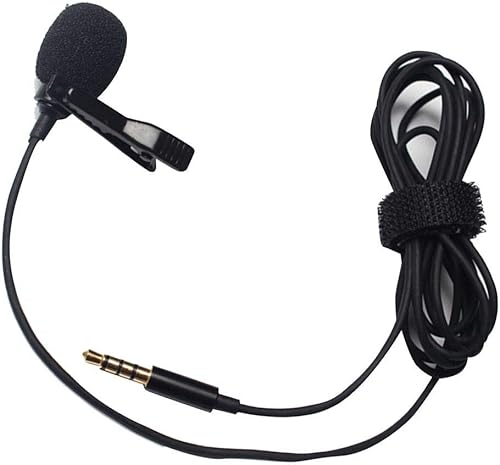 Kongnijiwa Universal 3 5 Freisprech Clip auf Revers Wired Mikrofon Krawatte Taschen Kragen Clip Mikrofon Smartphones