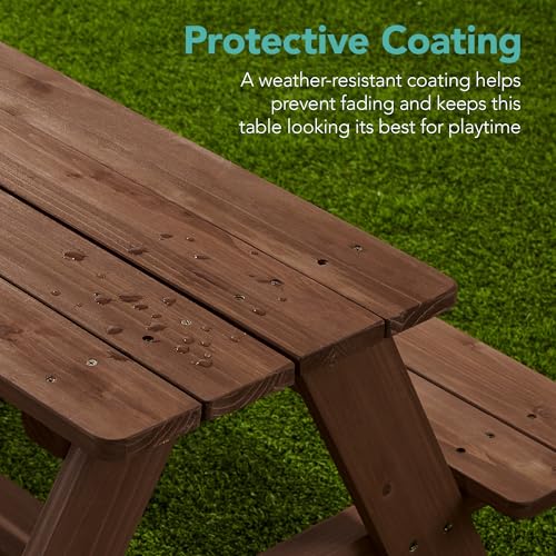 Best Choice Products SKY7698 Kids Wooden Picnic Table thumb #4