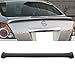 Trunk Spoiler Compatible with 2007-2012 Nissan Altima, Factory Style ABS Unpainted Black with Brake Light Trunk Boot Lip Spoiler Wing Deck Lid by IKON MOTORSPORTS, 2008 2009 2010 2011