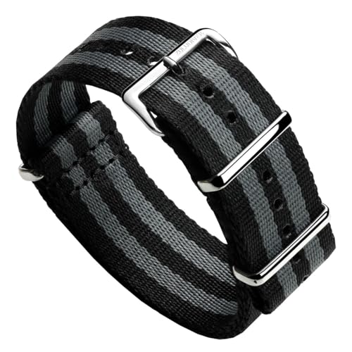 Bracelet de montre militaire imperméable ZULUDIVER Apex en polyester résistant 20mm 22mm