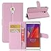 Produktbild Owbb Hülle für Lenovo ZUK Edge Ultra Schlanke Handyhülle Premium PU Ledertasche Flip Cover Wallet Case mit Stand Function Innenschlitzen Design Rosa